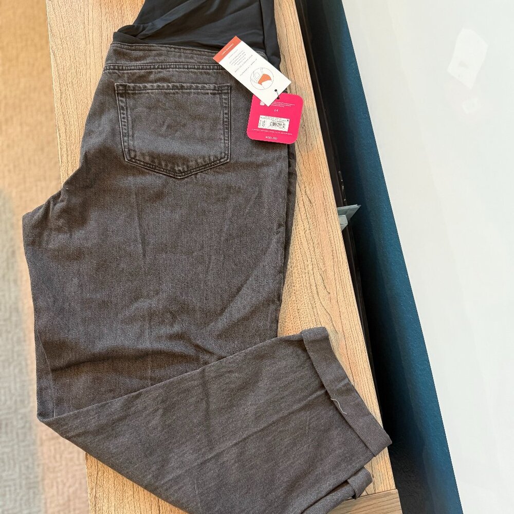 Light Black Maternity Jeans